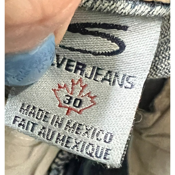 Vintage Silver Jeans Mens Size 30/35 Blue Denim Y2K Matrix Bootcut Medium Wash - Picture 7 of 12